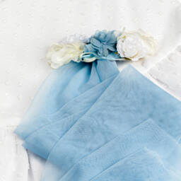 Miranda-Girls White Plumeti Lace Delight | Childrensalon Outlet