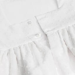Miranda-Girls White Plumeti Lace Delight | Childrensalon Outlet