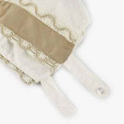 Miranda-طقم فستان عاجي مزين بالدانتيل | Childrensalon Outlet