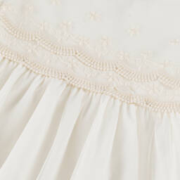 Miranda-فستان عاجي من الدانتيل والتول للبنات | Childrensalon Outlet