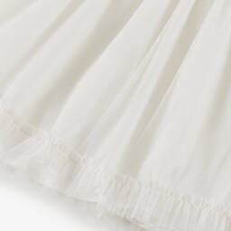 Miranda-فستان عاجي من الدانتيل والتول للبنات | Childrensalon Outlet