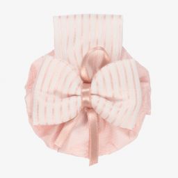 Miranda-Pink Bow Hair Clip (10cm) | Childrensalon Outlet