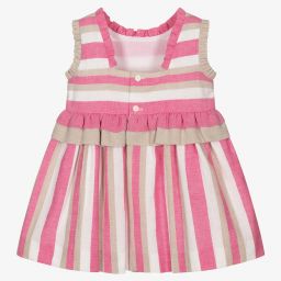 Miranda-Платье в розовую и белую полоску | Childrensalon Outlet