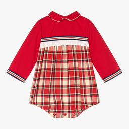 Miranda-Red Tartan Baby Shortie | Childrensalon Outlet