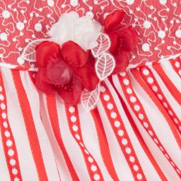 Miranda-Red & White Striped Dress | Childrensalon Outlet