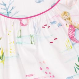 Miranda-White & Pink Mermaid Dress Set | Childrensalon Outlet