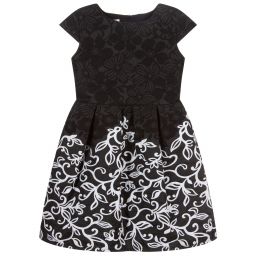 ميس بلومارين-Girls Black & White Dress | Childrensalon Outlet