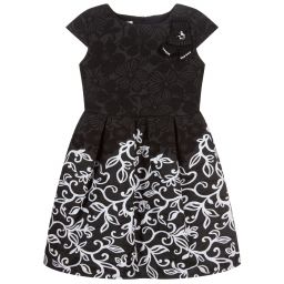 ميس بلومارين-Girls Black & White Dress | Childrensalon Outlet