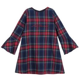 Miss Blumarine-Red & Blue Tartan Dress | Childrensalon Outlet