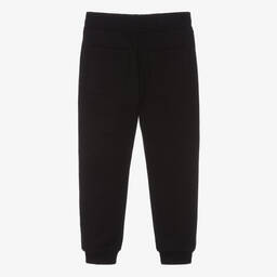 Missoni-Boys Black Organic Cotton Joggers | Childrensalon Outlet