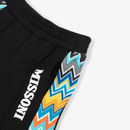 Missoni-Boys Black Zigzag Accent Shorts | Childrensalon Outlet