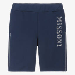 Missoni-Boys Navy Cotton Tweed Shorts | Childrensalon Outlet
