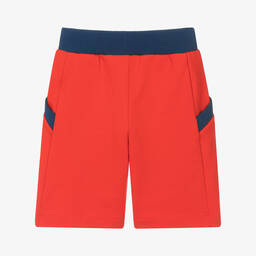 Missoni-Boys Red & Blue Cotton Shorts | Childrensalon Outlet