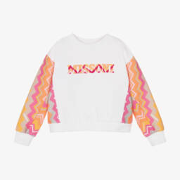 Missoni-Girls Cotton Zigzag Jumper | Childrensalon Outlet