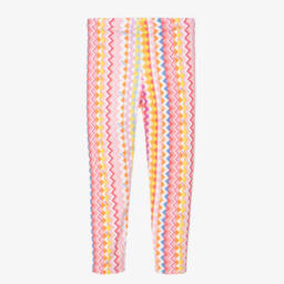 Missoni-بنطلون قطني بنقشة شيفرون بألوان الباستيل للبنات | Childrensalon Outlet