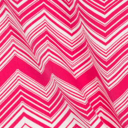 Missoni-Girls Pink Knitted Zigzag Dress | Childrensalon Outlet