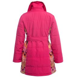 Missoni-معطف وردي ذو وجهين للفتيات | Childrensalon Outlet