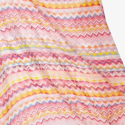 Missoni-فستان شاطئ زيغ زاغ لون زهري | Childrensalon Outlet