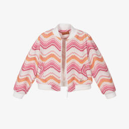 Missoni-Яркая вязаная куртка для девочек с узором | Childrensalon Outlet