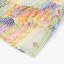 Missoni-تنورة فاخرة للبنات من الحرير والقطن بتصميم كشكش زاهي | Childrensalon Outlet