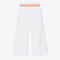 Missoni-Белые хлопковые брюки зигзаг для девочек | Childrensalon Outlet