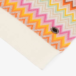 Missoni-Girls Wool Zigzag Knit Scarf | Childrensalon Outlet