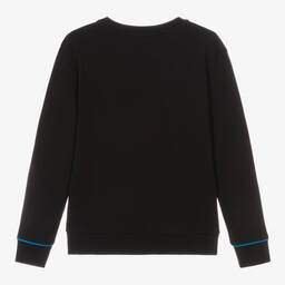 Missoni-Teen Boys Black Cotton Sweatshirt | Childrensalon Outlet