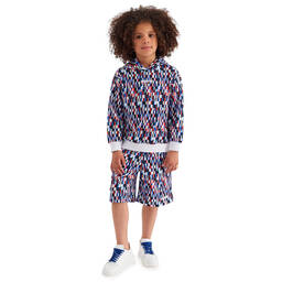 Missoni-Teen Boys Blue Cotton Jersey Shorts | Childrensalon Outlet