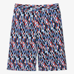 Missoni-Teen Boys Blue Cotton Jersey Shorts | Childrensalon Outlet