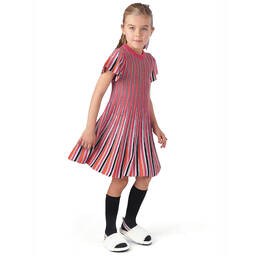 Missoni-Teen Girls Bright Pink Striped Dress | Childrensalon Outlet
