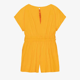 Missoni-Teen Girls Orange Diamanté Cotton Playsuit | Childrensalon Outlet