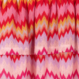 Missoni-Teen Girls Pink Knitted Zigzag Dress | Childrensalon Outlet