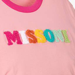 Missoni-Teen Girls Pink Organic Cotton Dress | Childrensalon Outlet