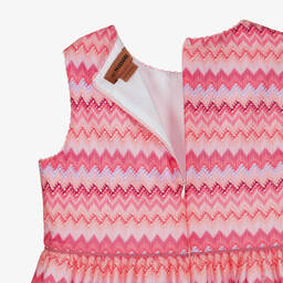 Missoni-Teen Girls Pink Zigzag Knitted Dress  | Childrensalon Outlet