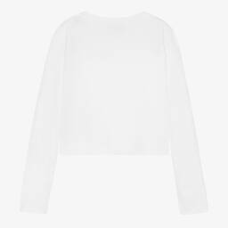 Missoni-توب تينز بناتي قطن عضوي لون أبيض | Childrensalon Outlet