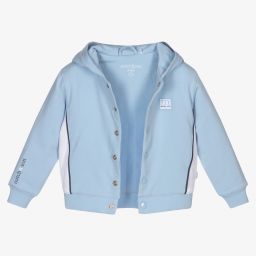 ميتش آند سون-Baby Boys Blue Hooded Jacket | Childrensalon Outlet