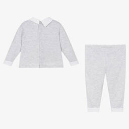 ميتش آند سون-Baby Boys Grey Jersey Trouser Set | Childrensalon Outlet