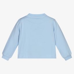 ميتش آند سون-Baby Boys Pale Blue Cotton Top | Childrensalon Outlet