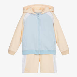 Mitch & Son-Спортивный костюм бежевого и голубого цвета | Childrensalon Outlet