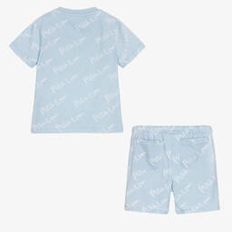 Mitch & Son-Голубой топ и шорты из хлопка | Childrensalon Outlet