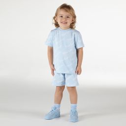 Mitch & Son-Голубой топ и шорты из хлопка | Childrensalon Outlet