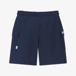 Mitch & Son-Boys Adventure Blue Cargo Shorts | Childrensalon Outlet
