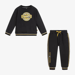 Mitch & Son-Черный спортивный костюм из хлопка для мальчиков | Childrensalon Outlet