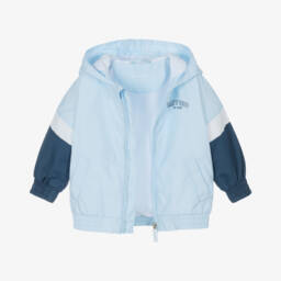 ميتش آند سون-معطف واقي من الرياح للأولاد باللون الأزرق | Childrensalon Outlet
