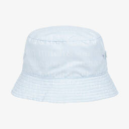 Mitch & Son-Boys Blue Cotton Bucket Hat | Childrensalon Outlet