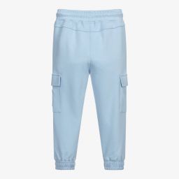 Mitch & Son-Голубые хлопковые джоггеры для мальчиков | Childrensalon Outlet