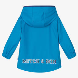 Mitch & Son-Голубая спортивная куртка с капюшоном | Childrensalon Outlet