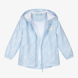 Mitch & Son-Boys Blue Windbreaker Jacket | Childrensalon Outlet