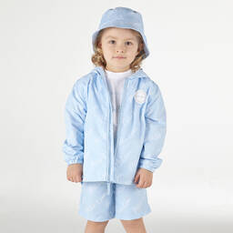Mitch & Son-Boys Blue Windbreaker Jacket | Childrensalon Outlet