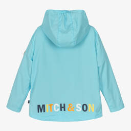 Mitch & Son-Boys Blue Windbreaker Jacket | Childrensalon Outlet